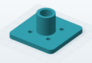 Actual mesh of Sensor mast foot
