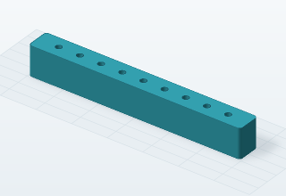 Actual mesh of Longitudinal rail