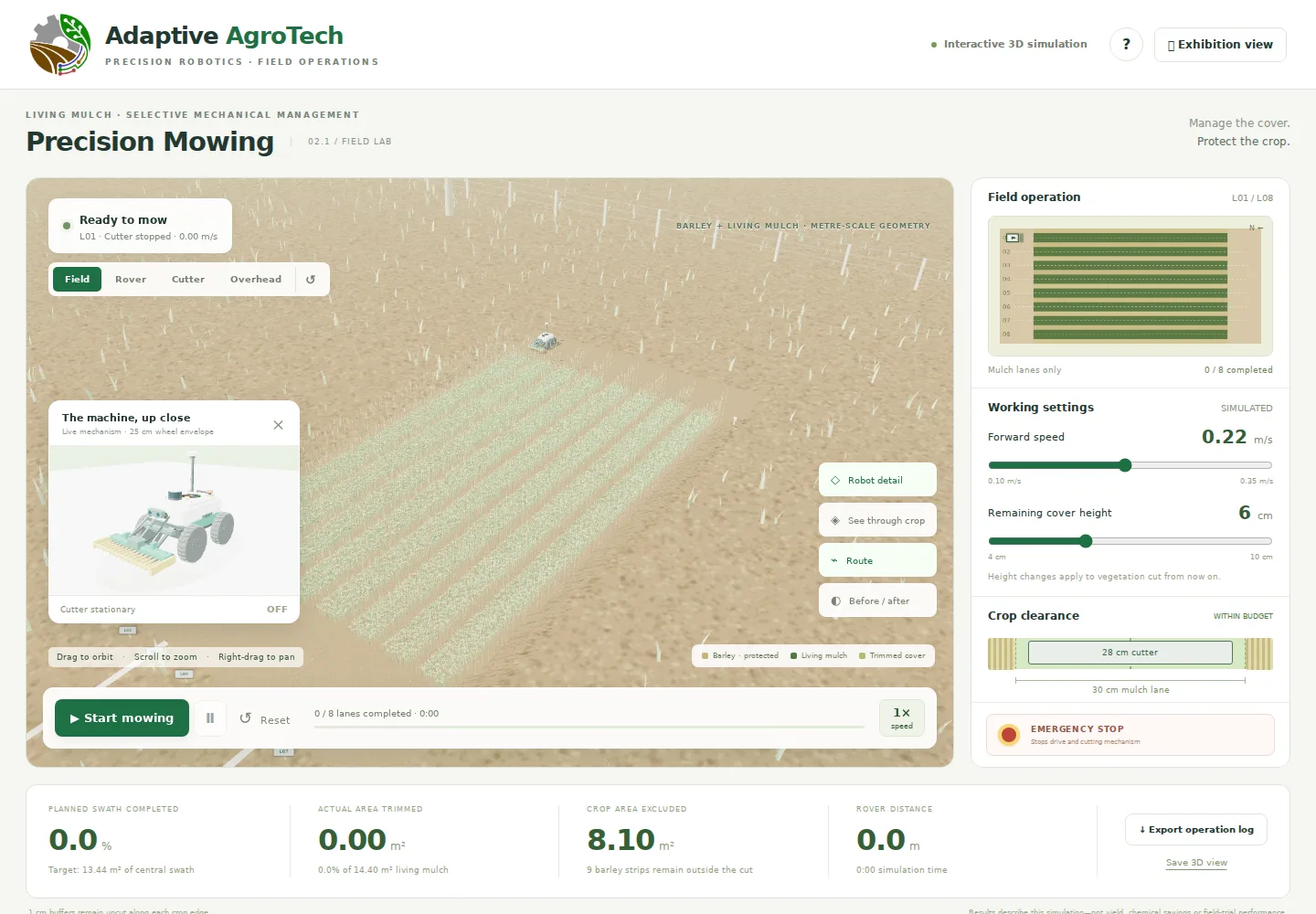Precision Mowing preview