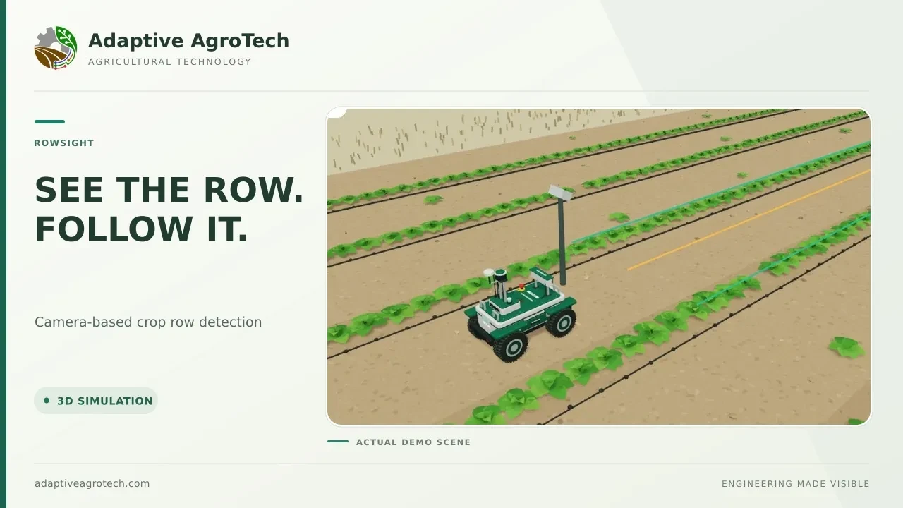 RowSight · Camera-guided Navigation preview