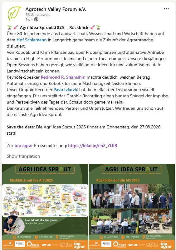 Agri Idea Sprout 2025, Am Finkenberg 1, Germany — gallery image 7