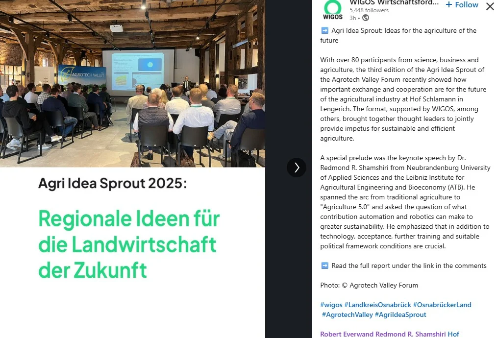Agri Idea Sprout 2025, Am Finkenberg 1, Germany — gallery image 6