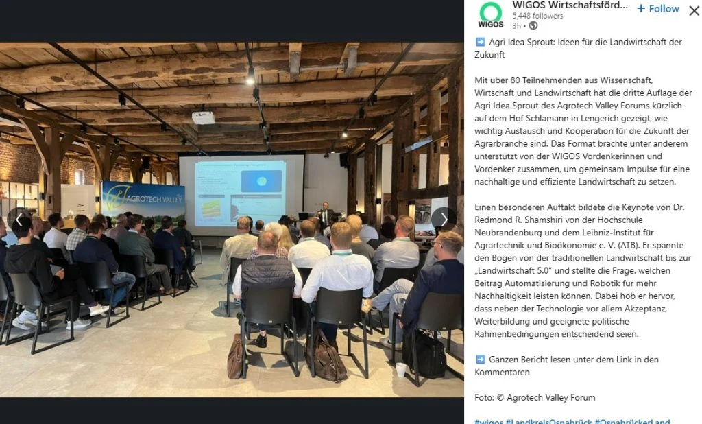 Agri Idea Sprout 2025, Am Finkenberg 1, Germany — gallery image 4