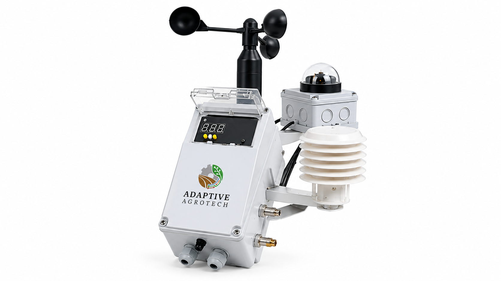 Adaptive AgroTech Modular Weather Station three-quarter view