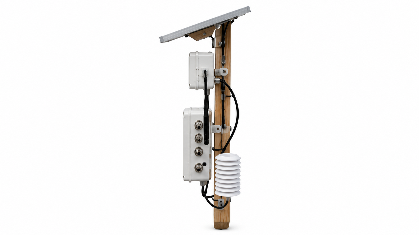 Adaptive Agrotech SensorMate Edge sensor platform, rear and connector detail