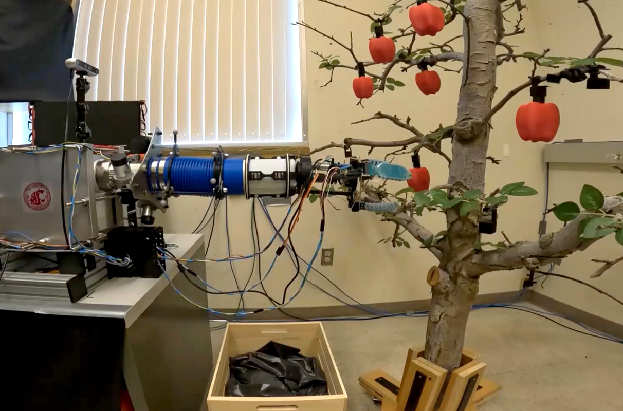 WSU Inflatable Apple-Picking Arm